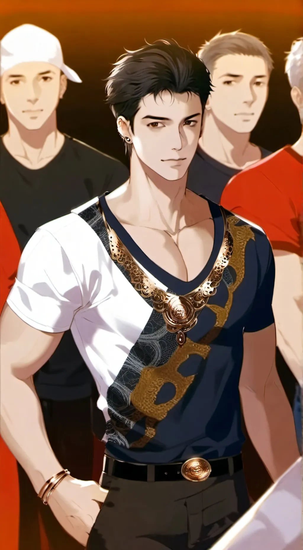 ai character: THE HUNT background