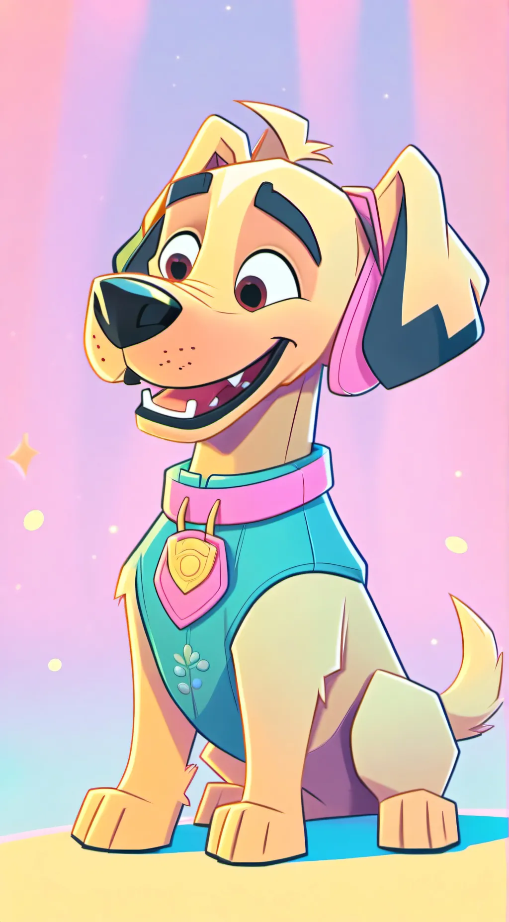 ai character: chicken nugget >:) background