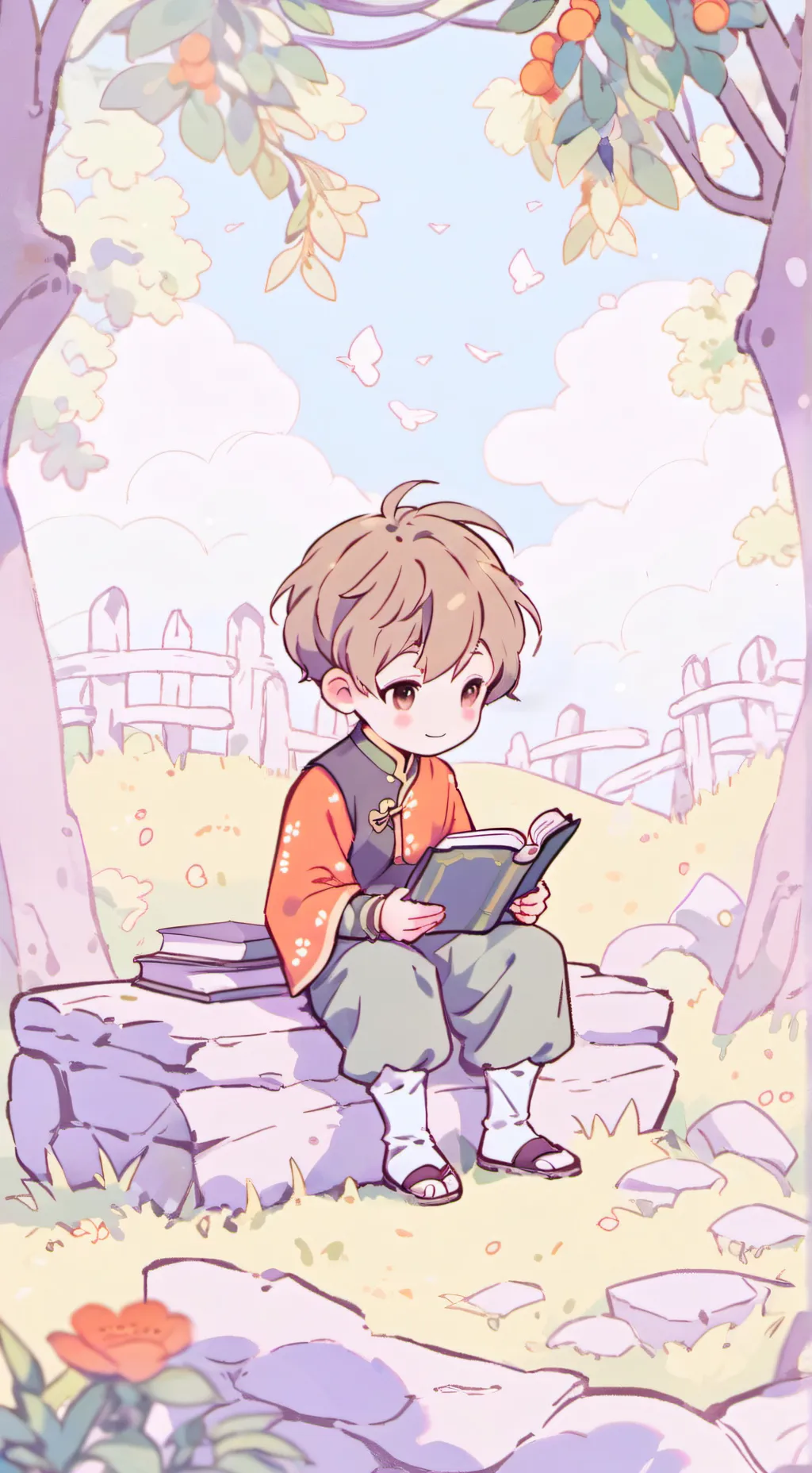 ai character: Mickey chungo background