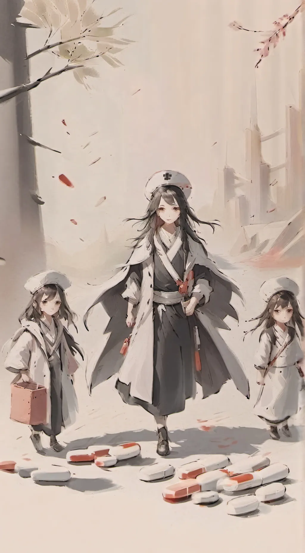 ai character: comfort place background