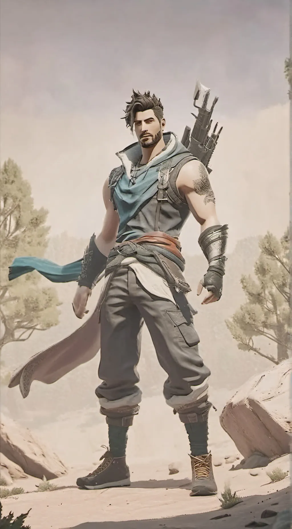 ai character: APOLLO background