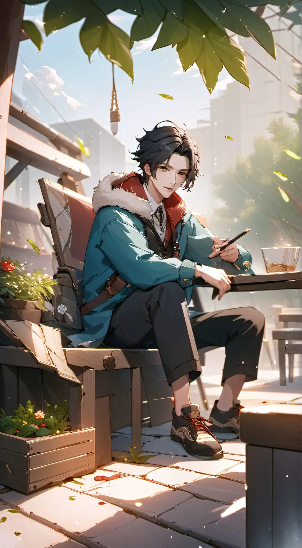 ai character: James  background