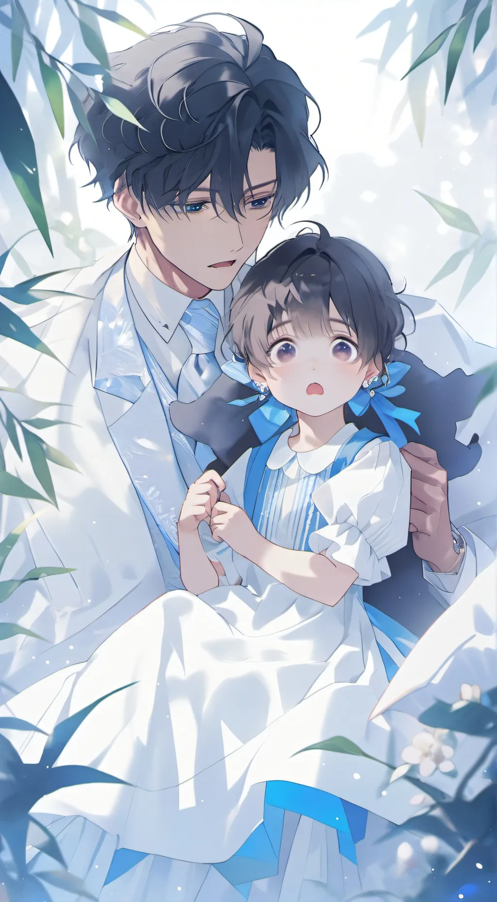 ai character: Swap into child background