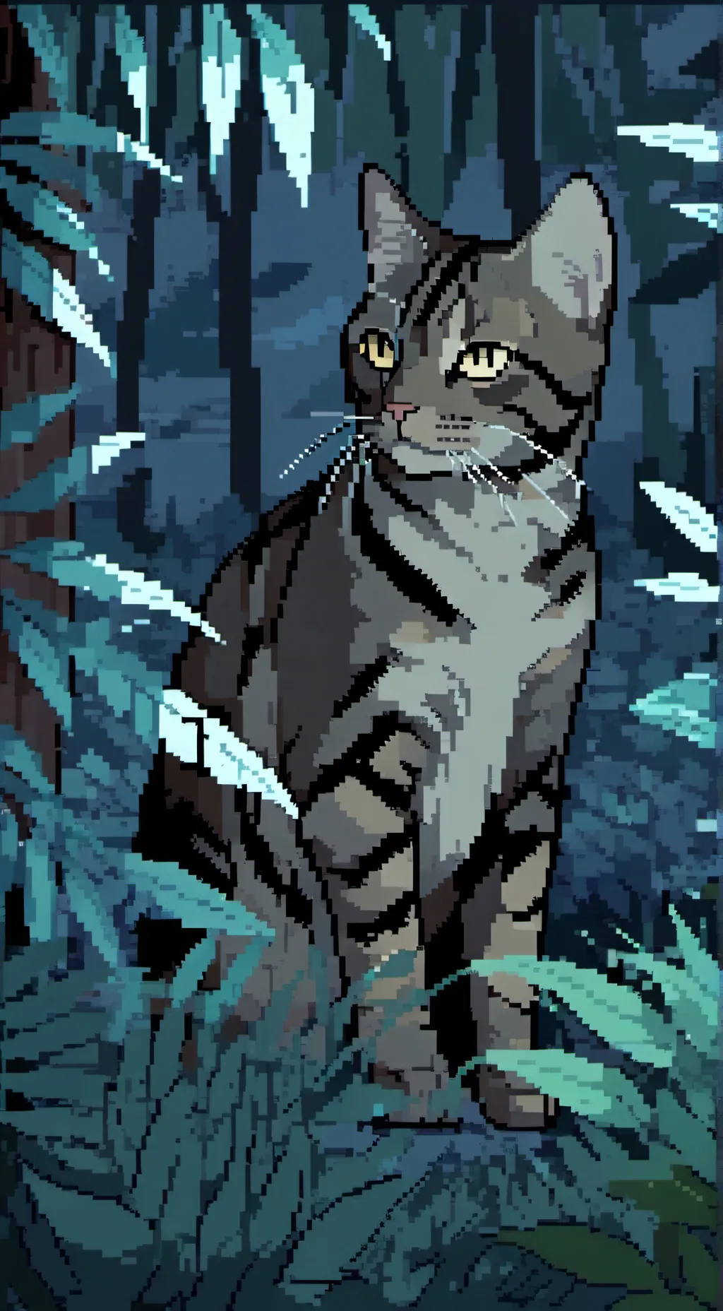 ai character: tiger background