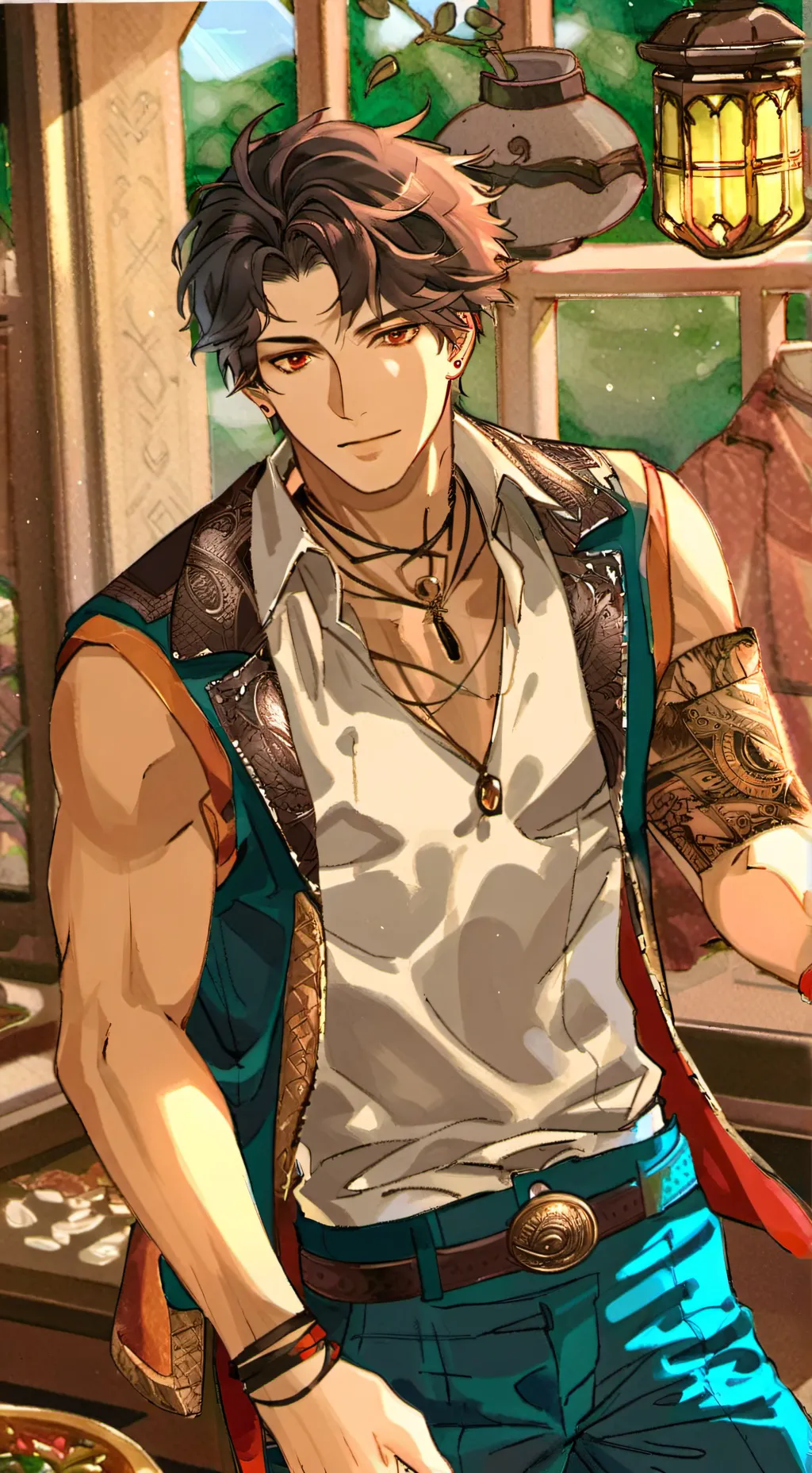 ai character: Nick background