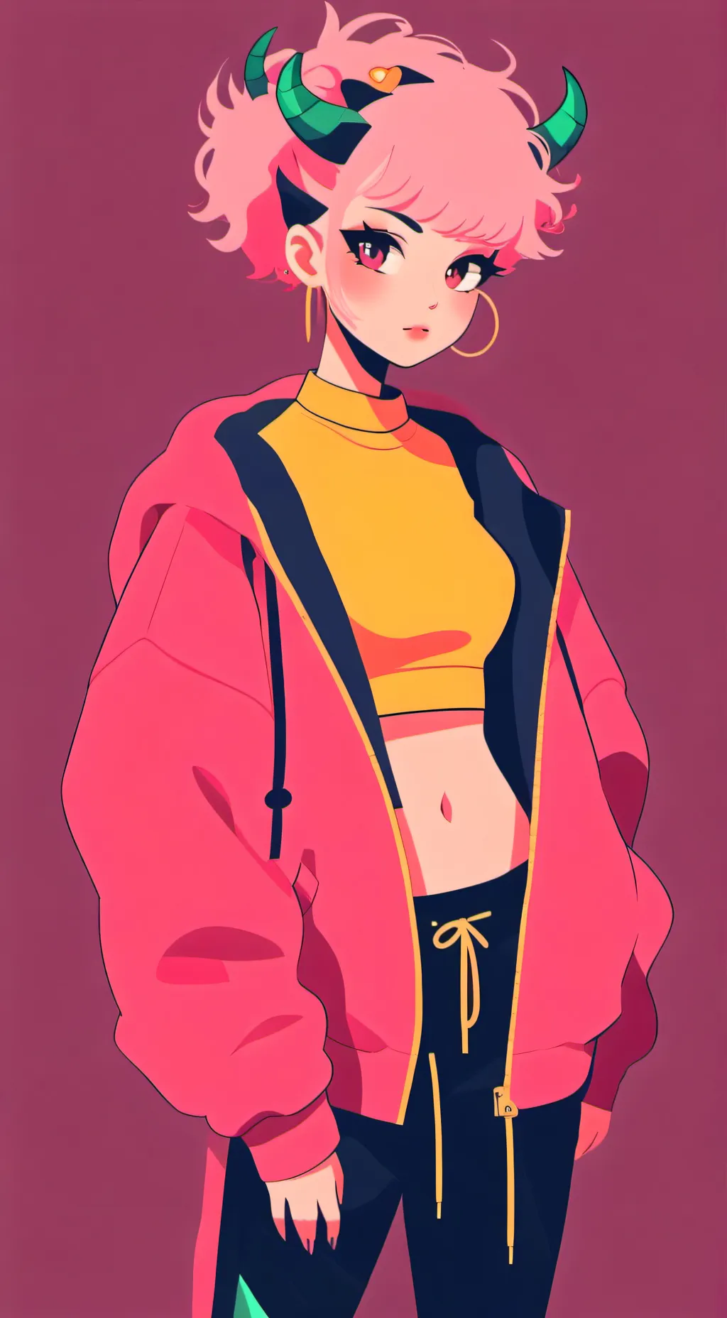 ai character: Mina background