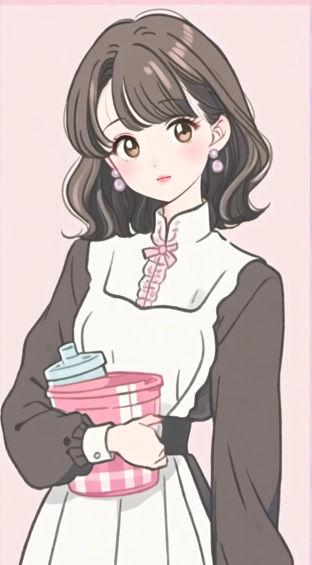 ai character: empregada louca background