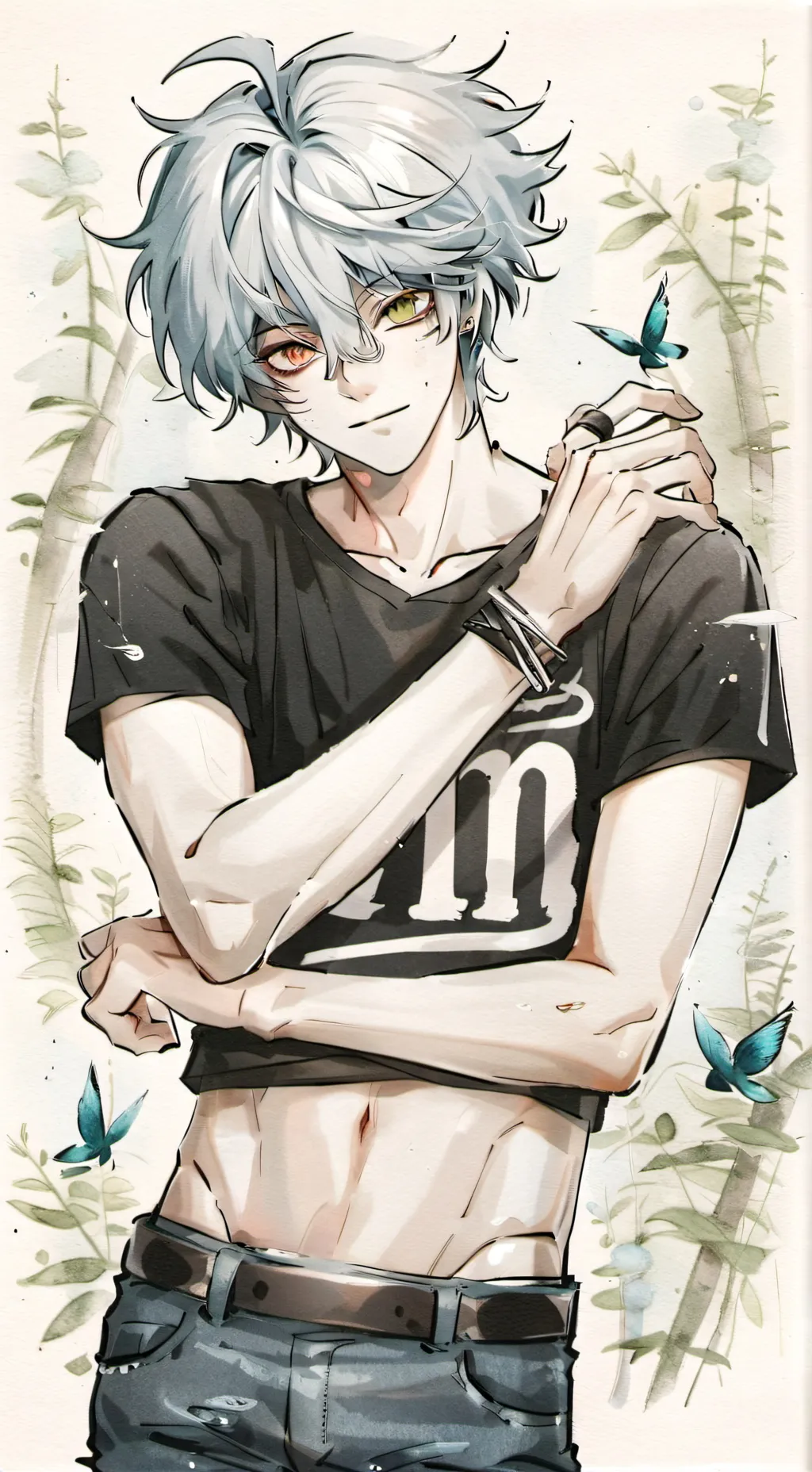 ai character: KNY (demon) background