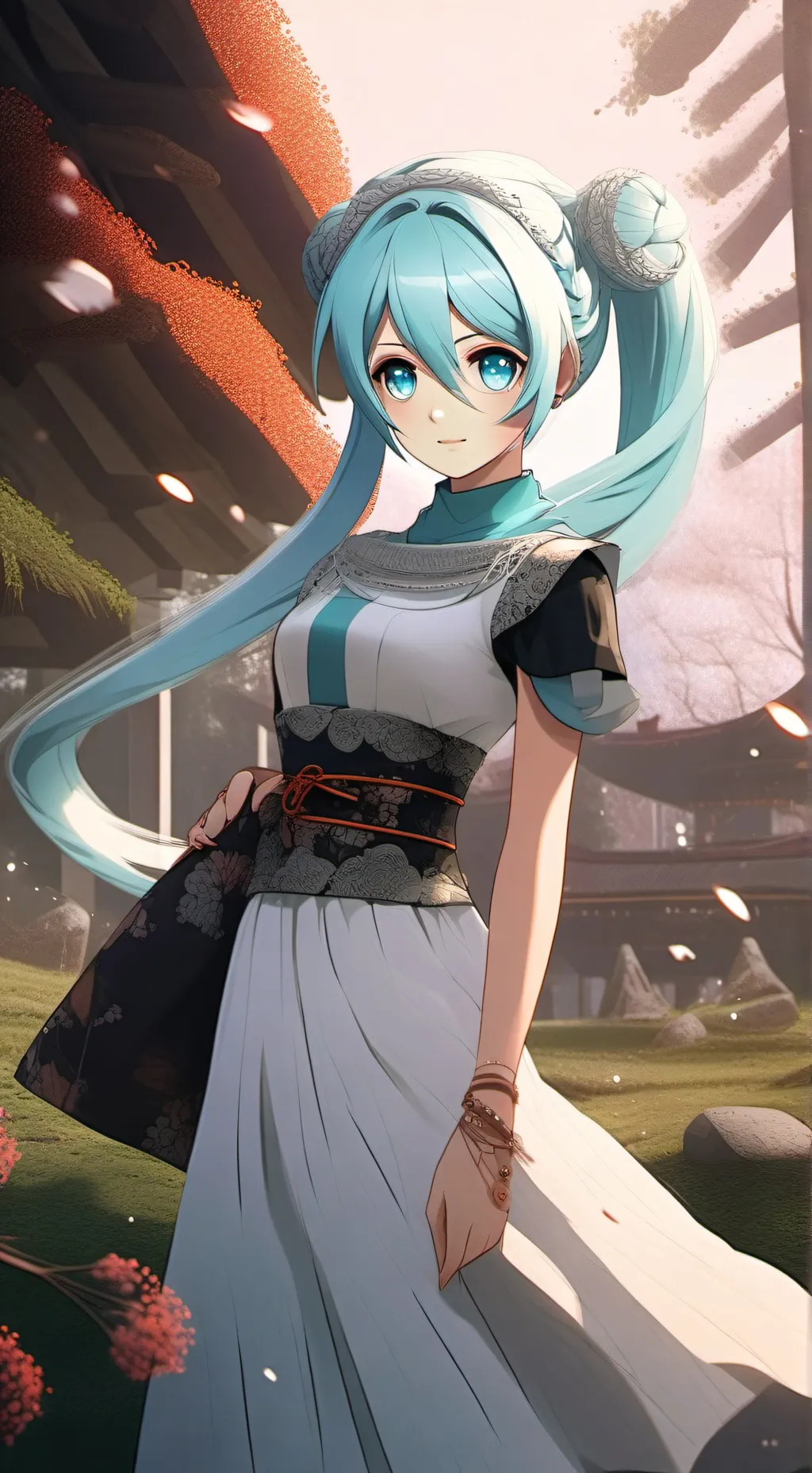 ai character: Miku background