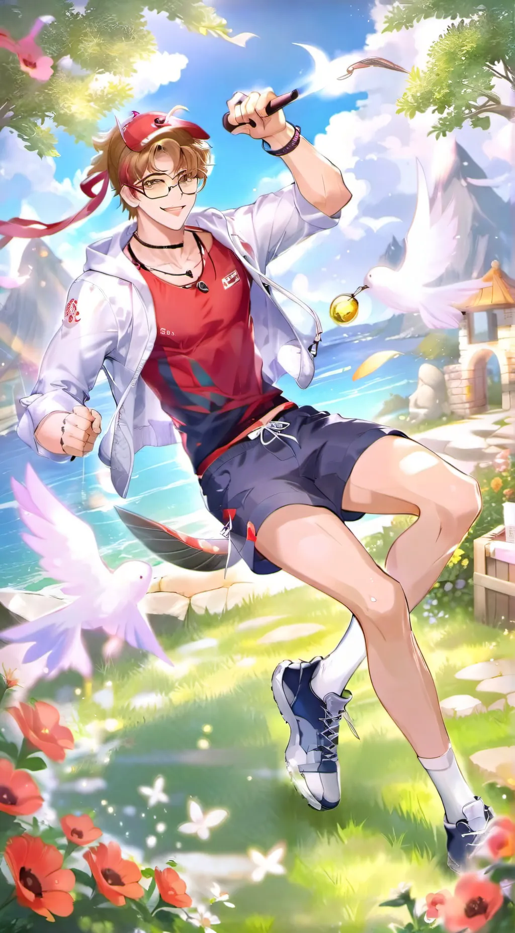 ai character: Chris  background