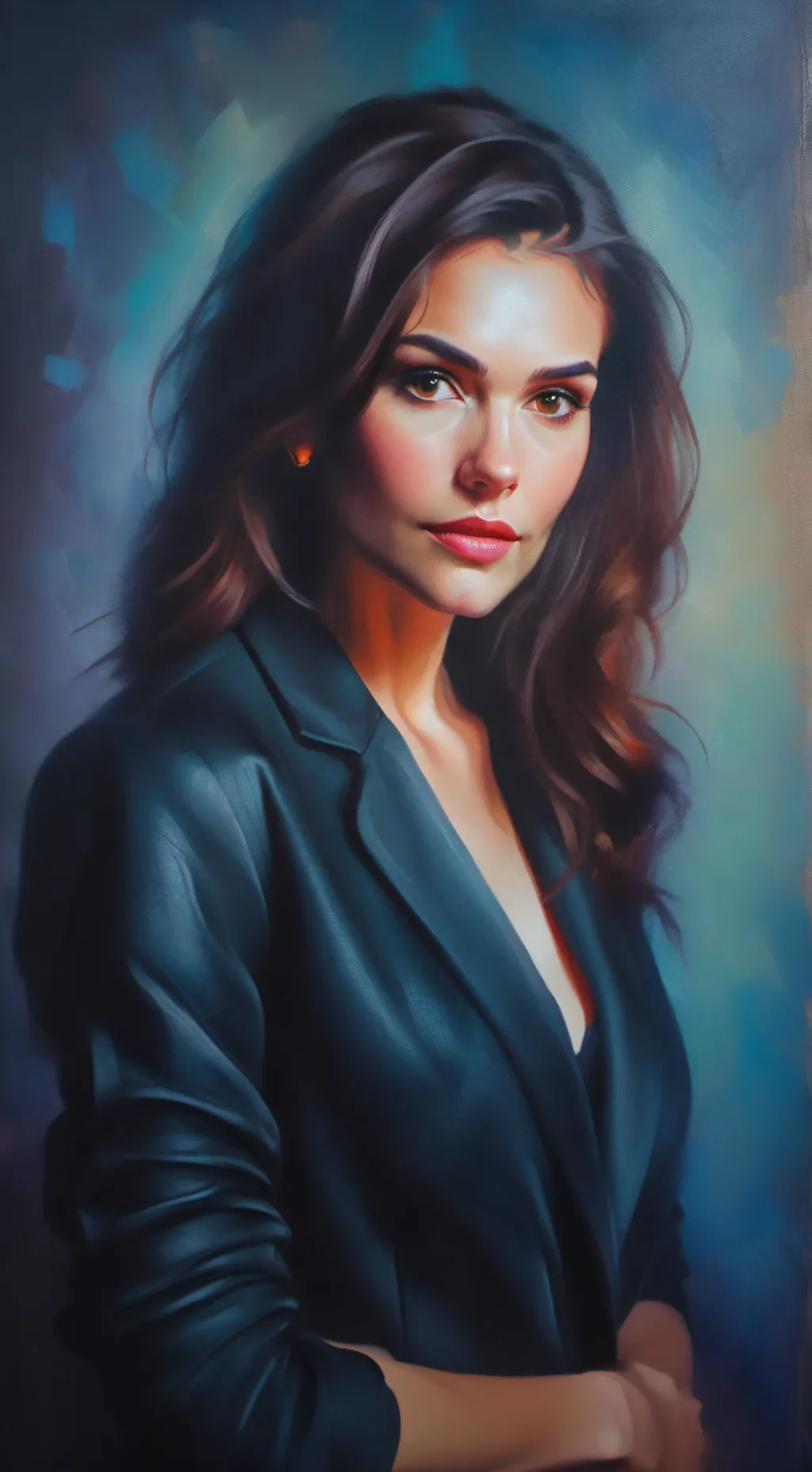 ai character: Stacy  background