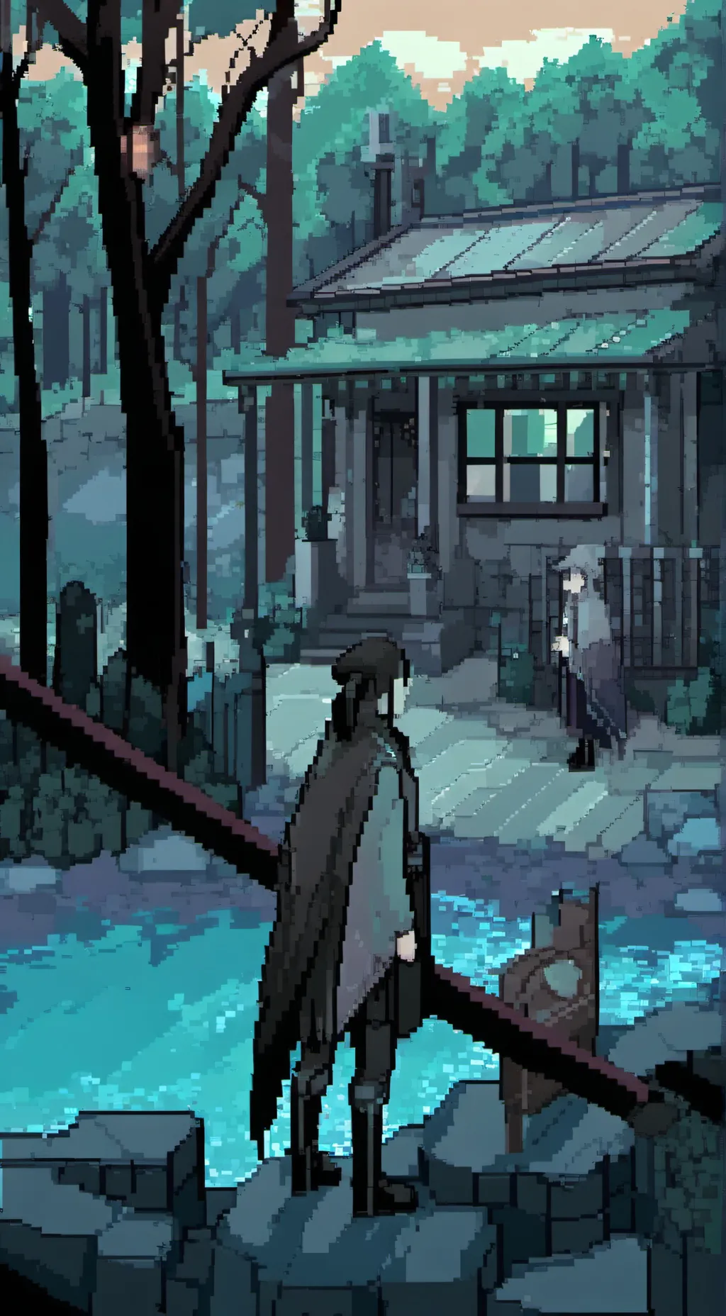 ai character: hungry noob  background