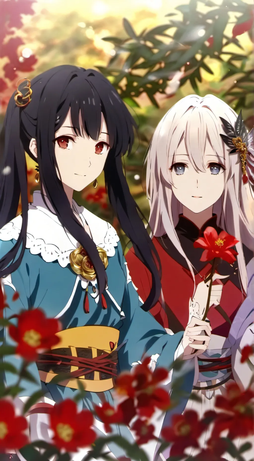 ai character: mia and lia background