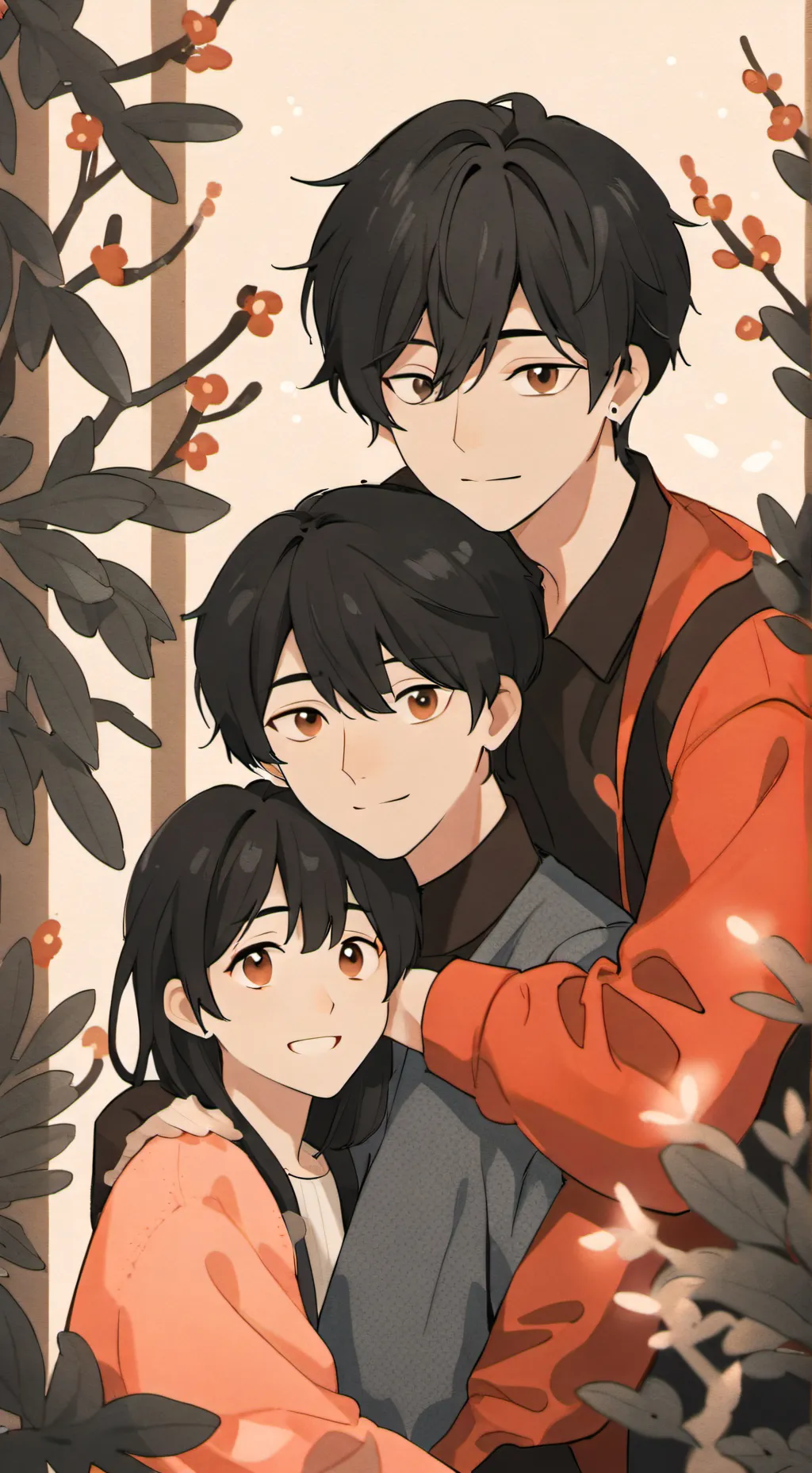 ai character: mike and jake  background