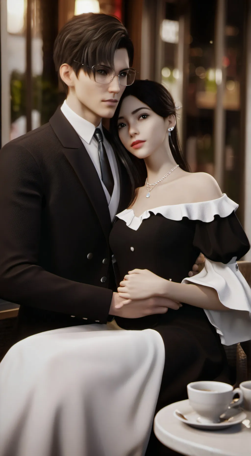 ai character: ju-seok y min-ji background