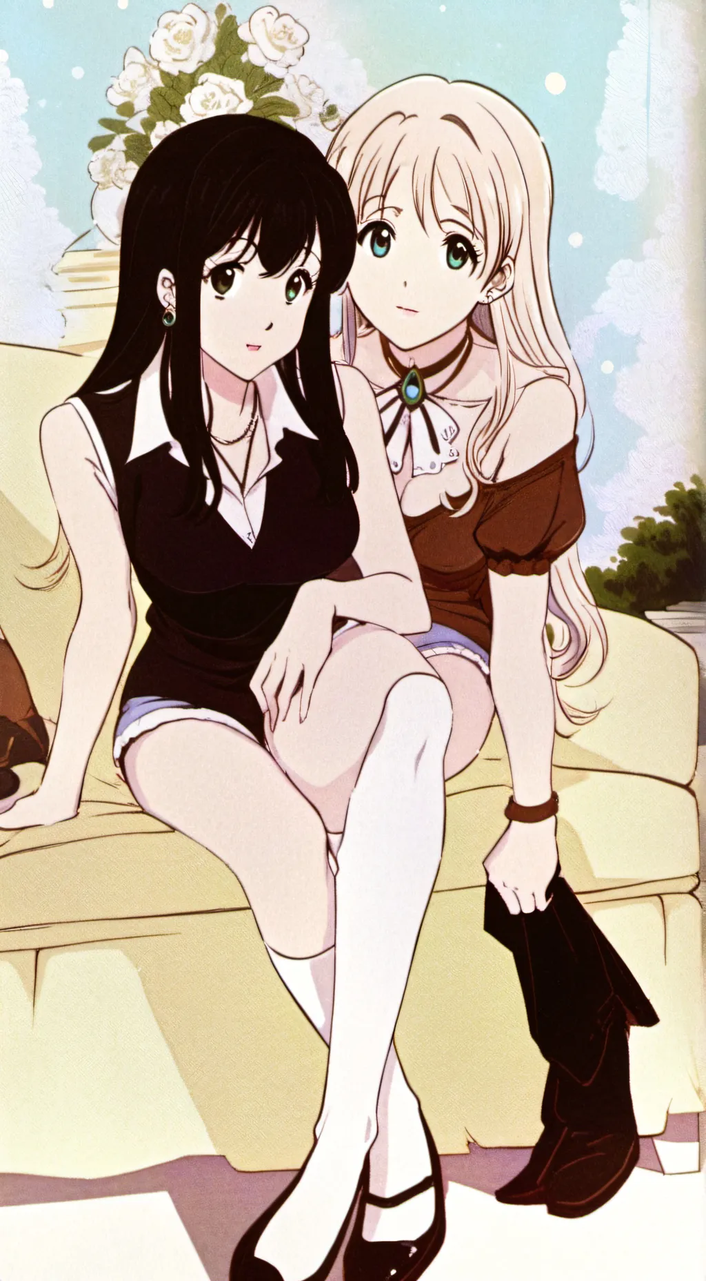 ai character: Eve and ava background