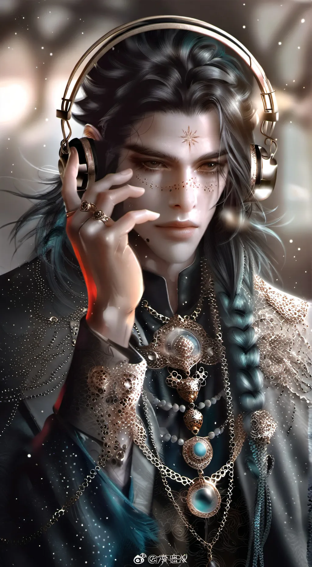 ai character: Ash. background