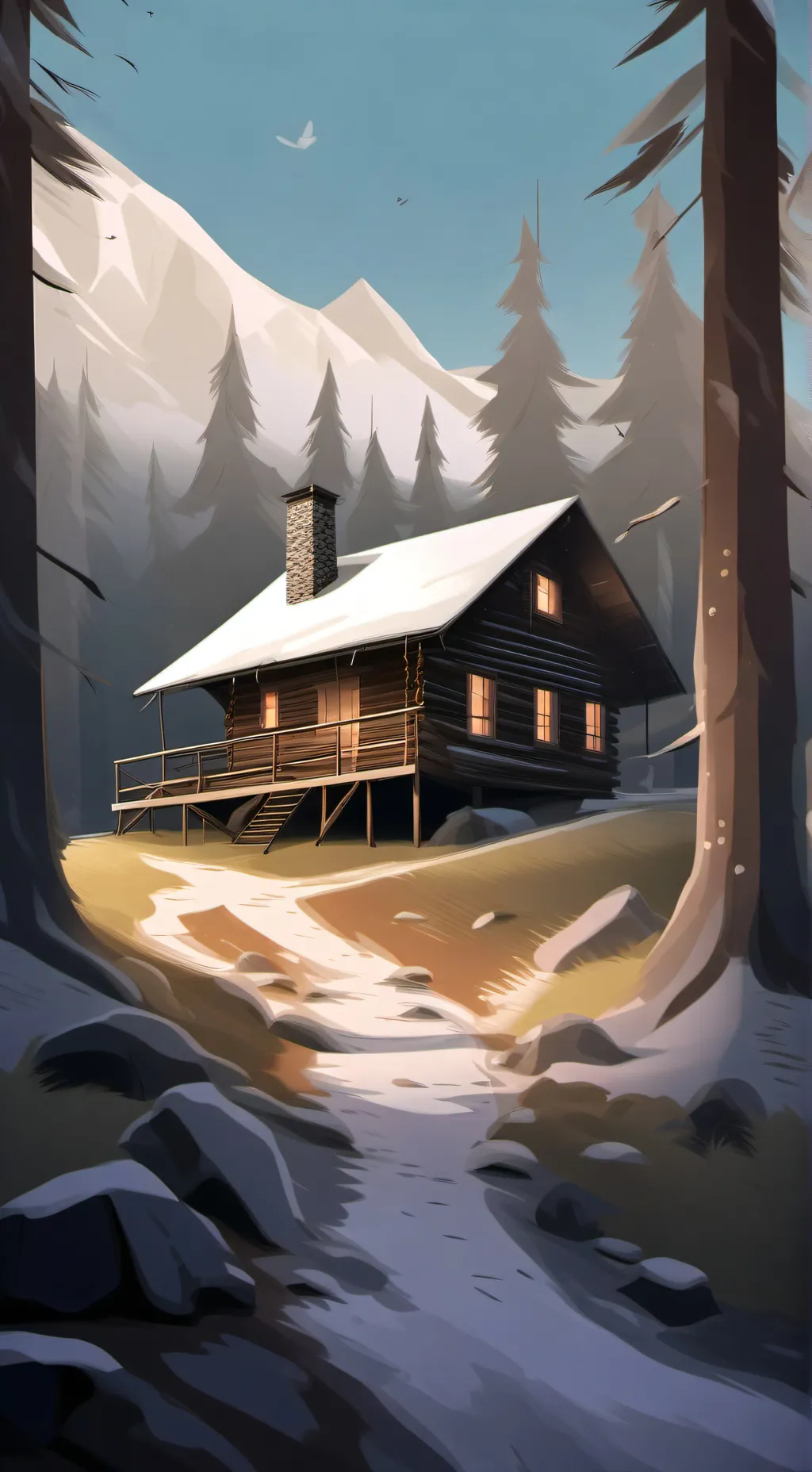 ai character: scary movie  background