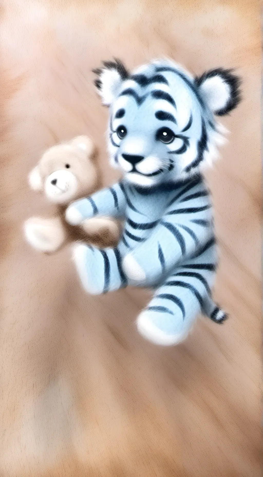 ai character: Stripey background