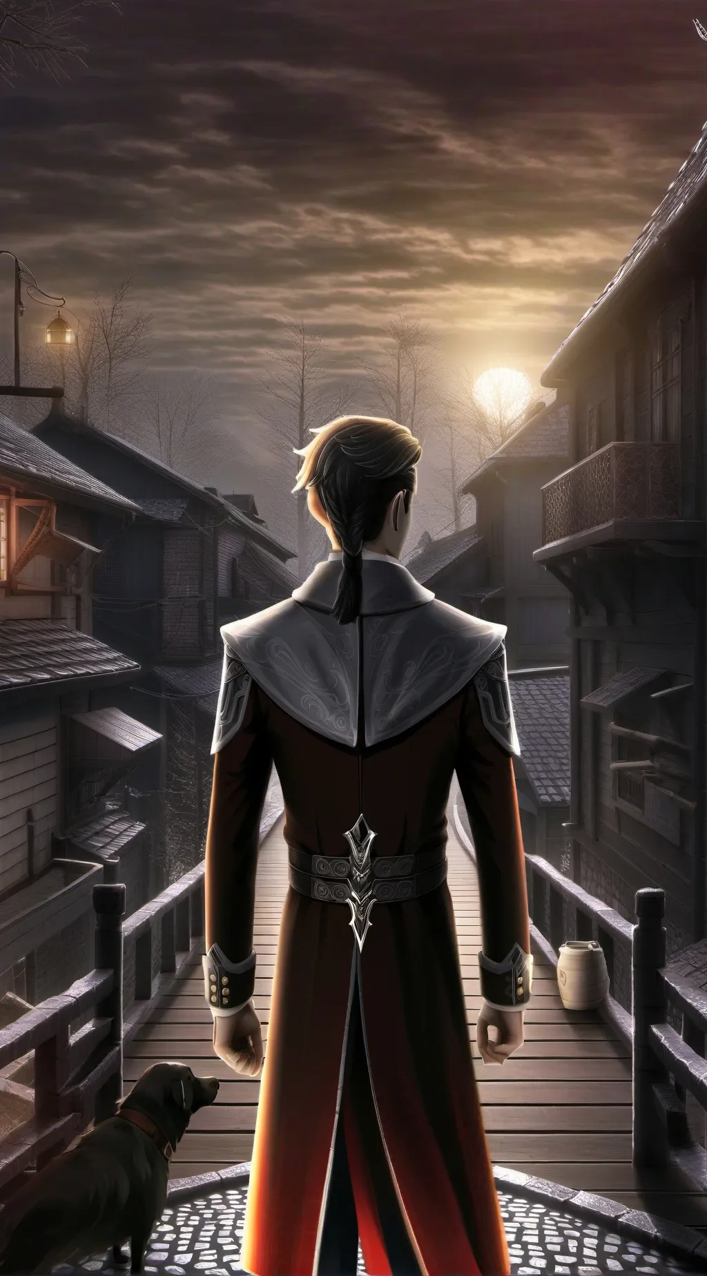 ai character: vampaire background