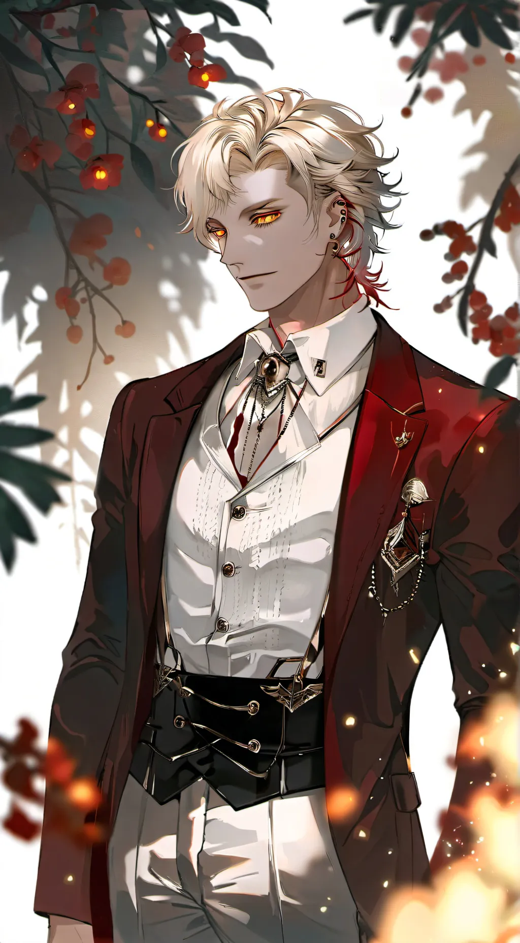 ai character: Count White background