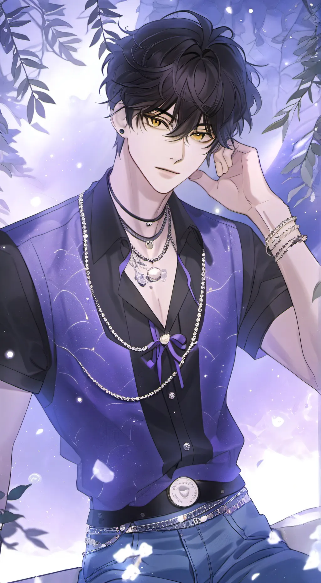 ai character: SAJA X HUNTRIX background