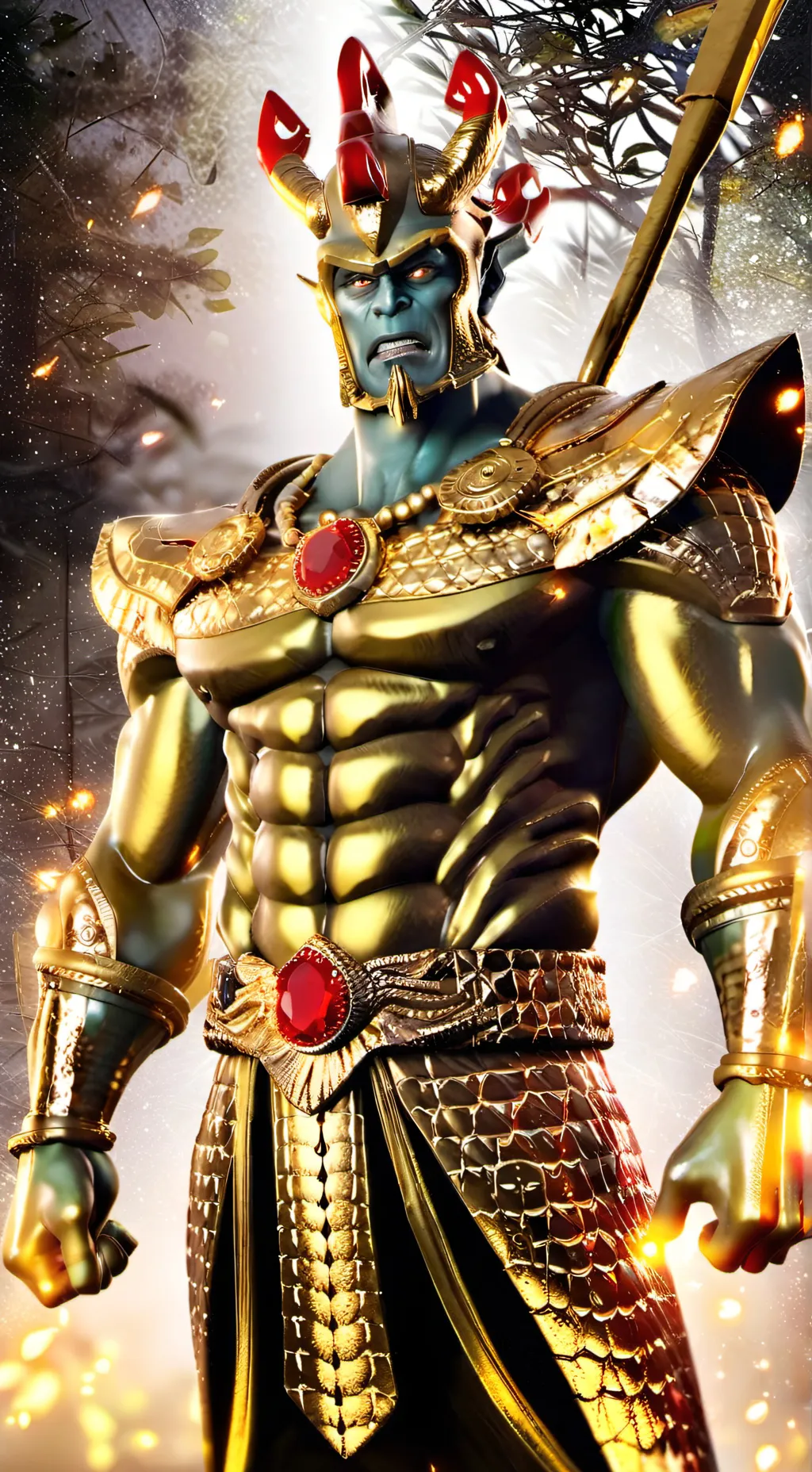 ai character: Trident background