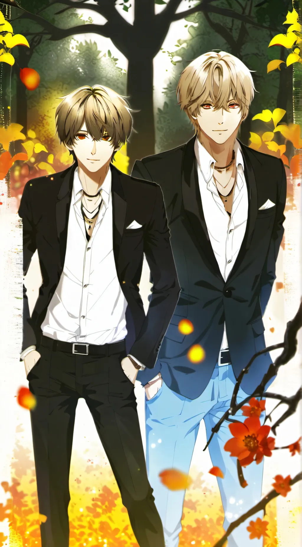 ai character: tu amigo y tu novi background