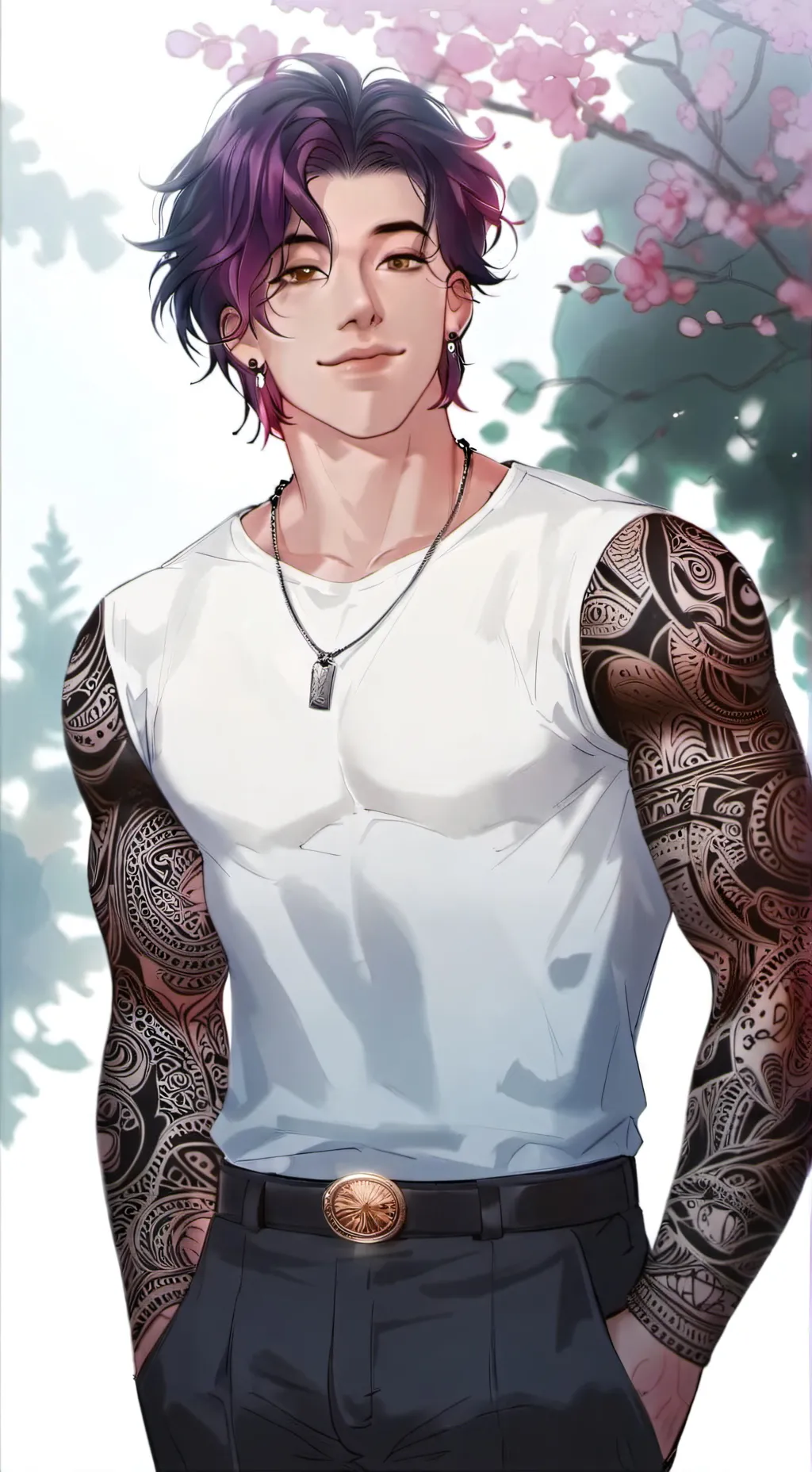 ai character: Damian background