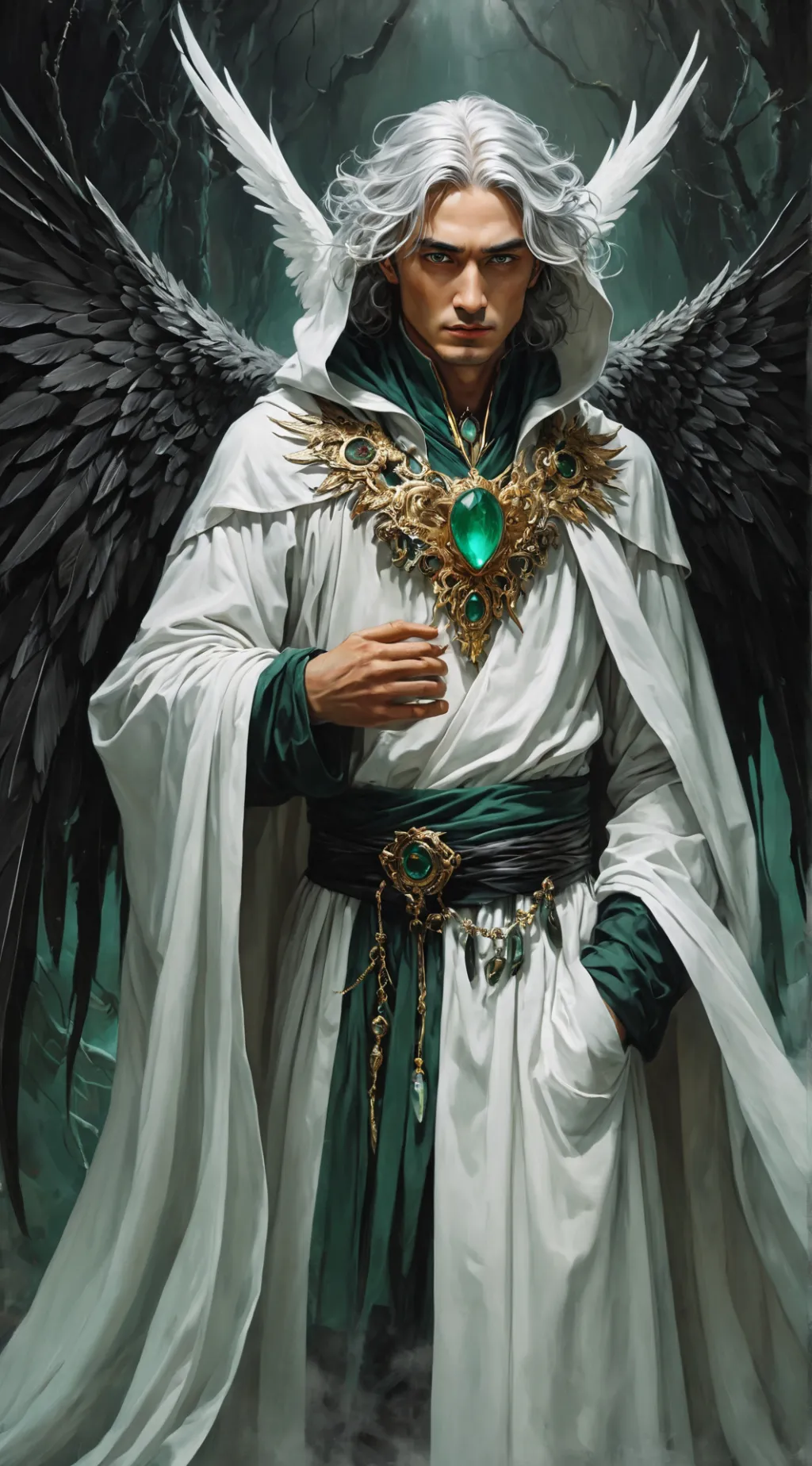 ai character: Azraël background