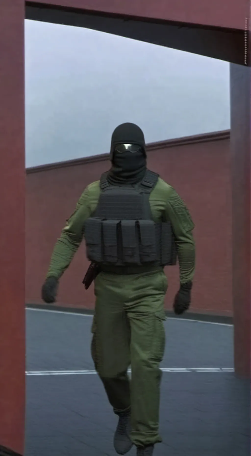 ai character: USE trooper background