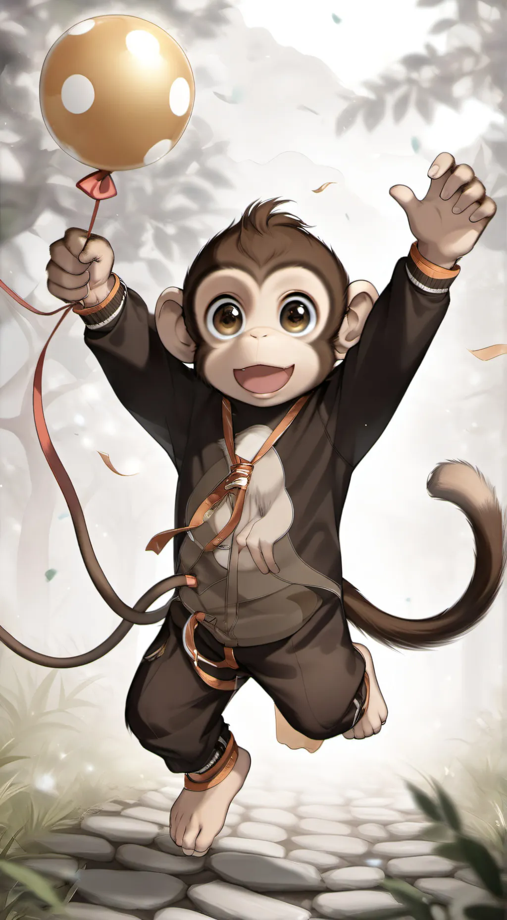 ai character: free dart monkey  background