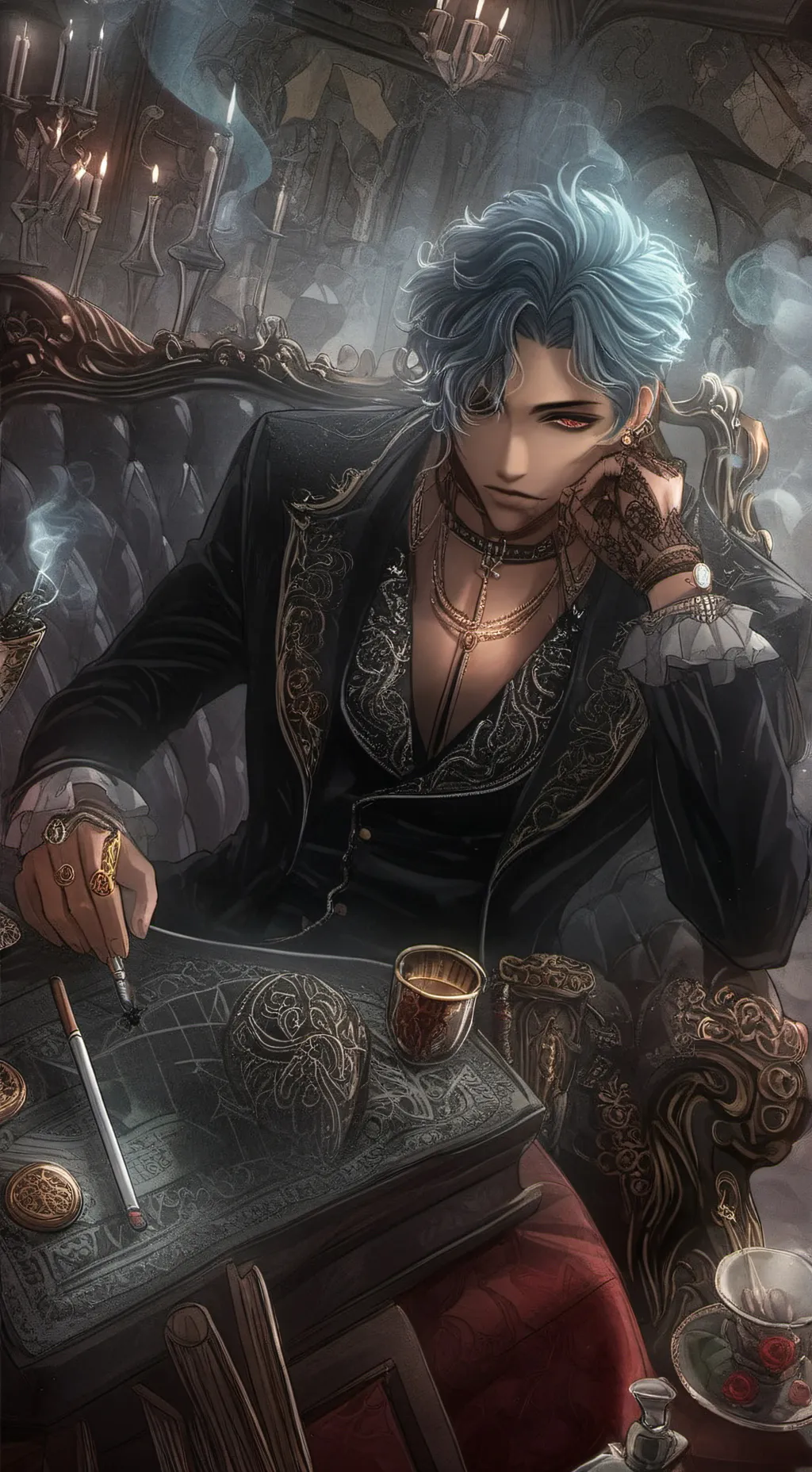 ai character: ~Natsu~ background