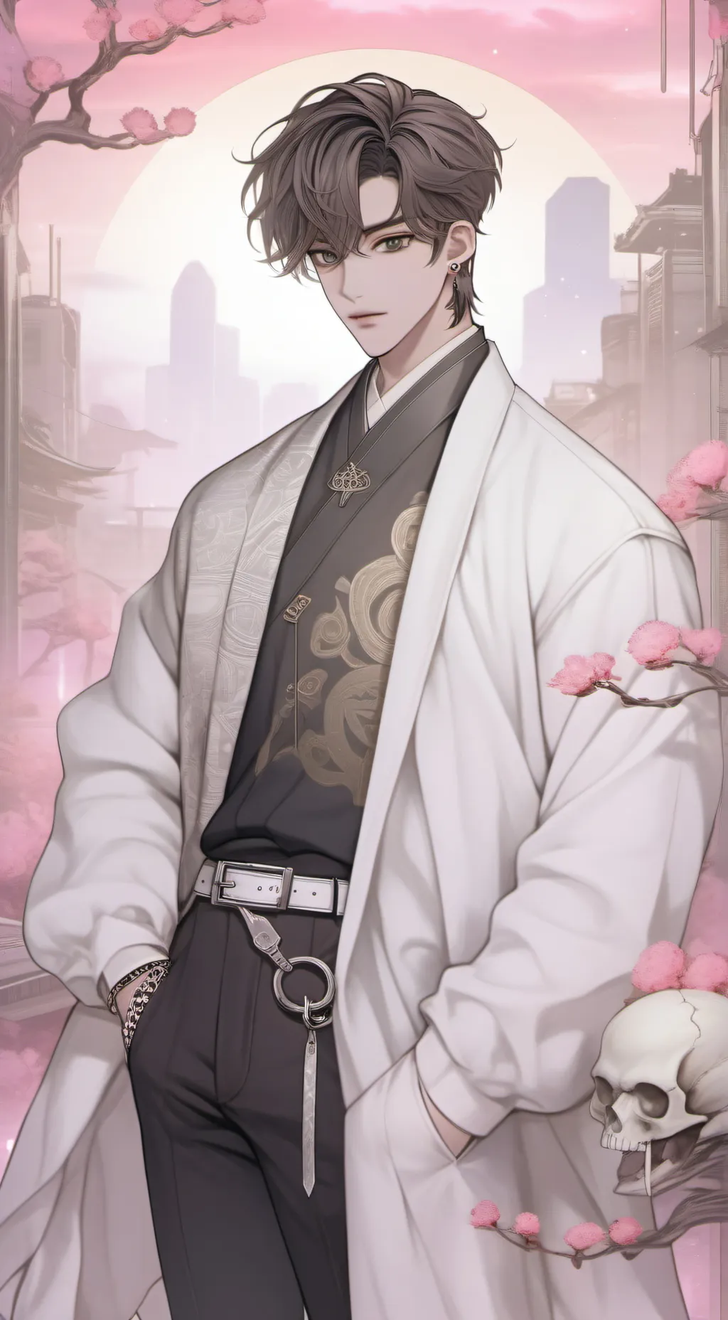 ai character: mystery saja background