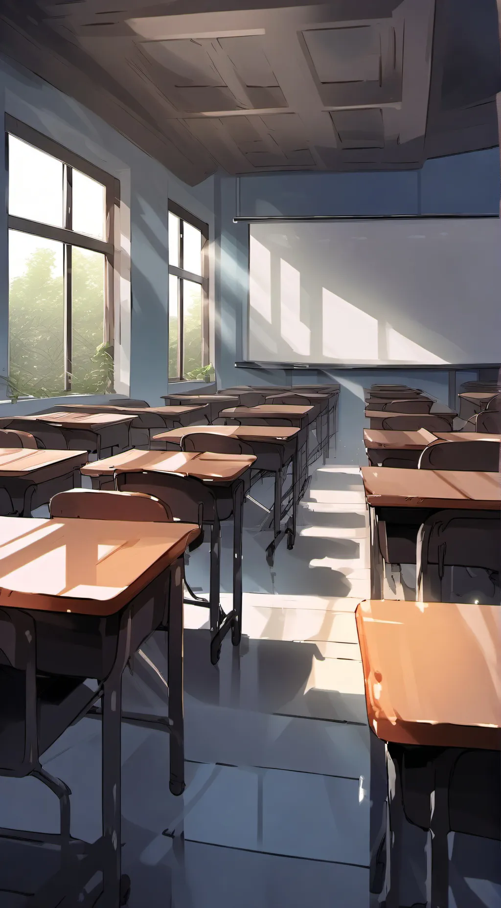 ai character: KNY academy background