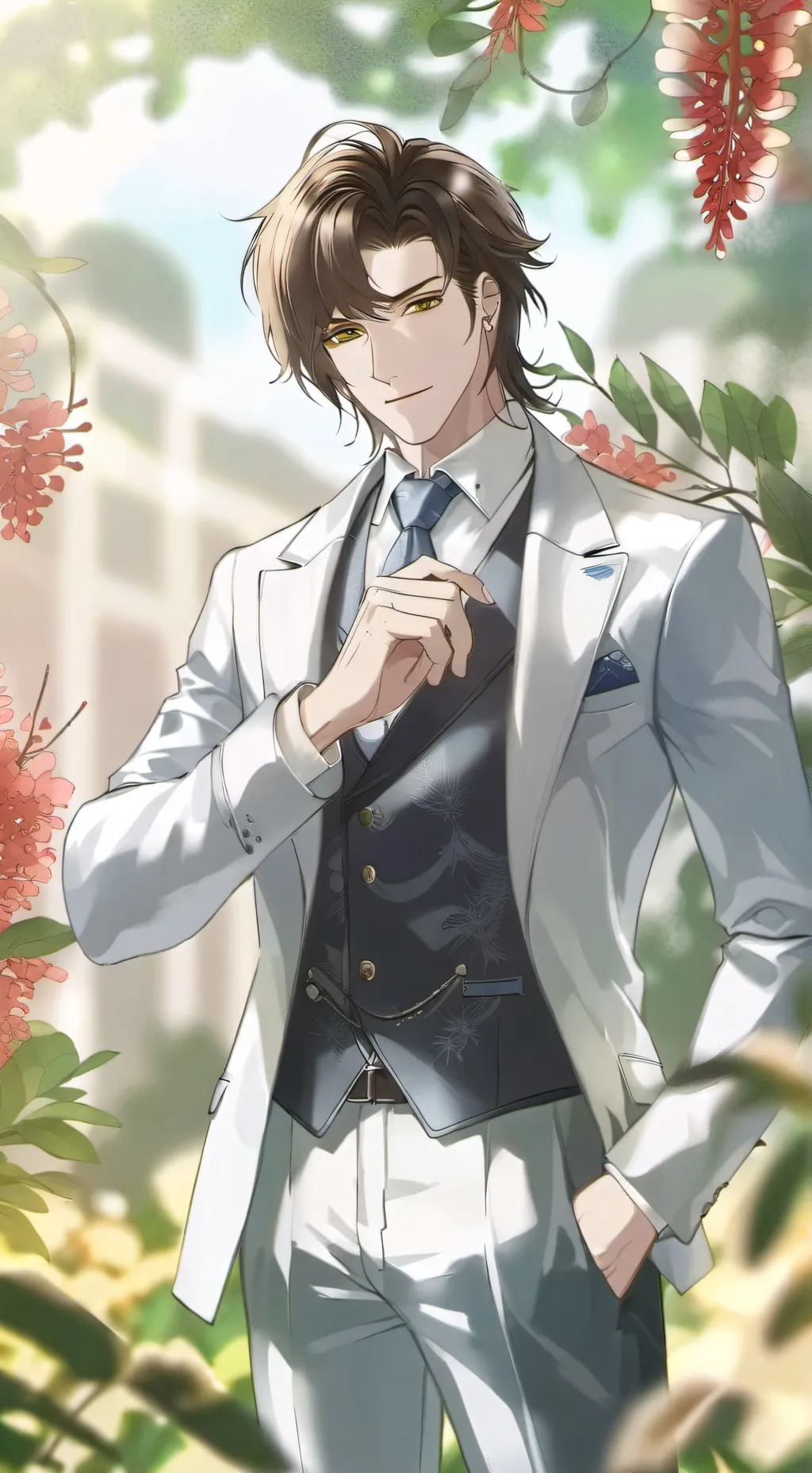 ai character: Científico 🥼 background