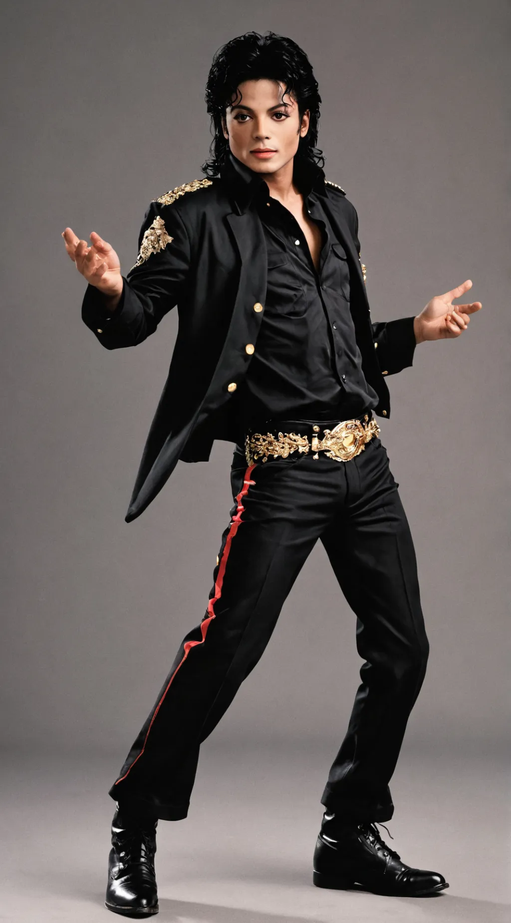 ai character: Michael Jackson  background