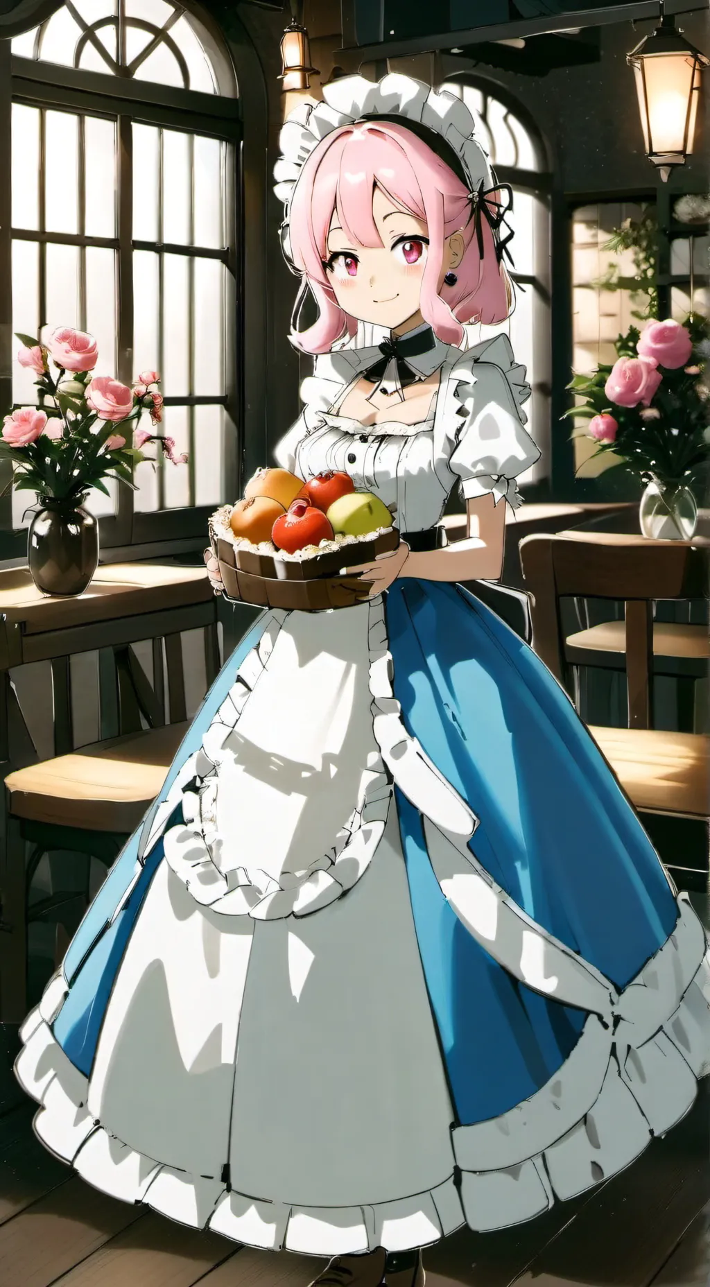ai character: Pudding  background