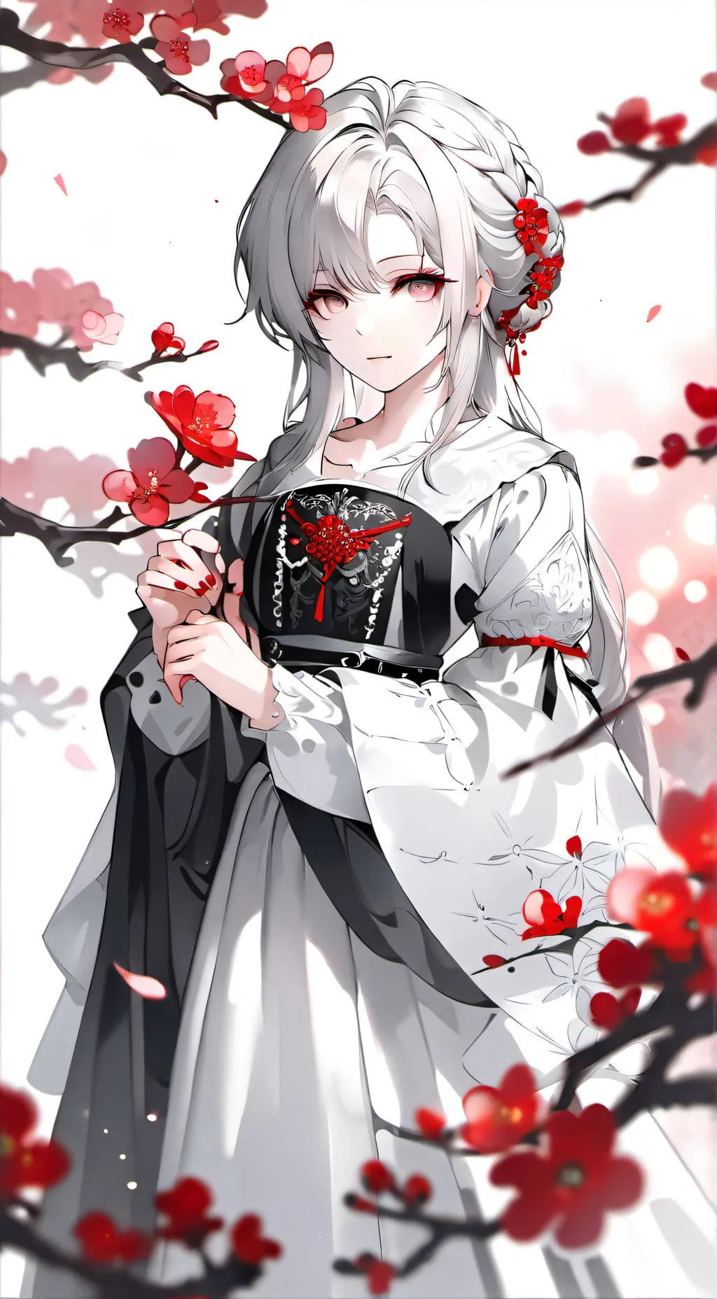 ai character: Rose background