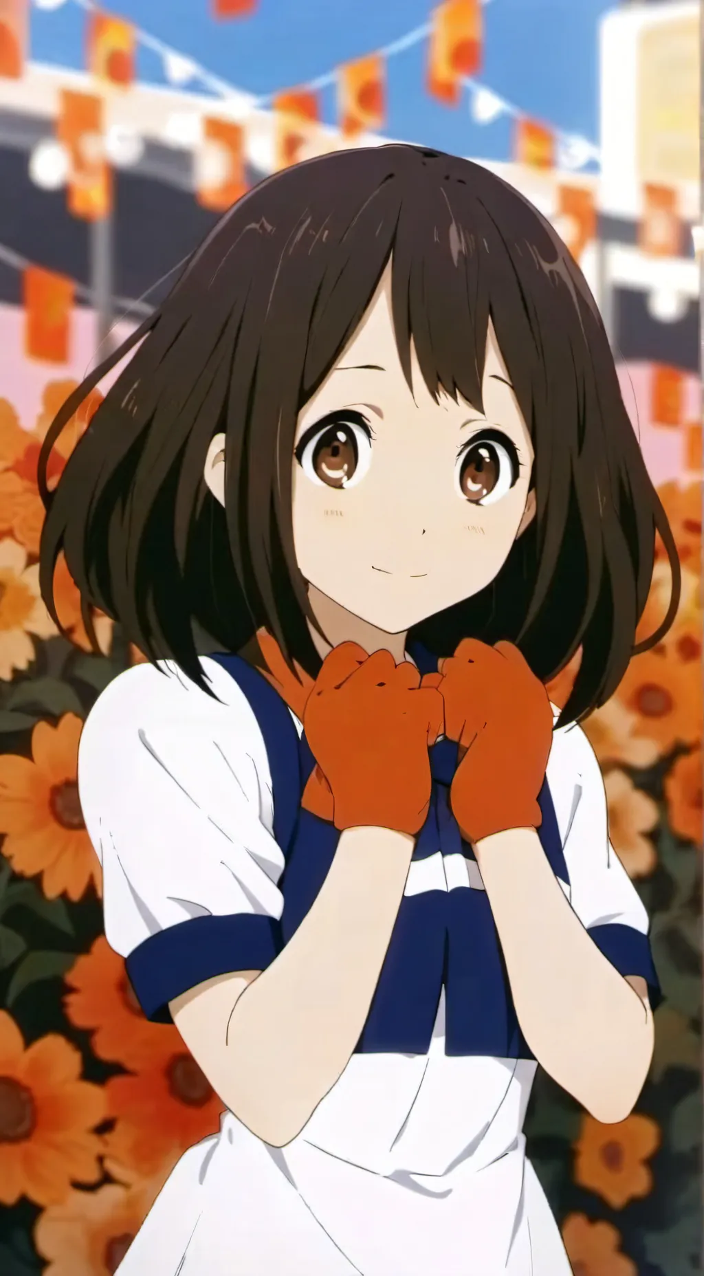 ai character: Ochaco uraraka  background