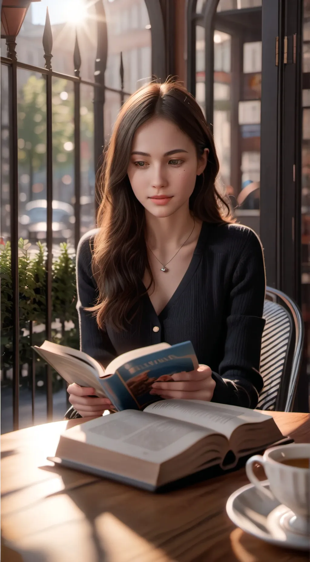 ai character: Klara  background