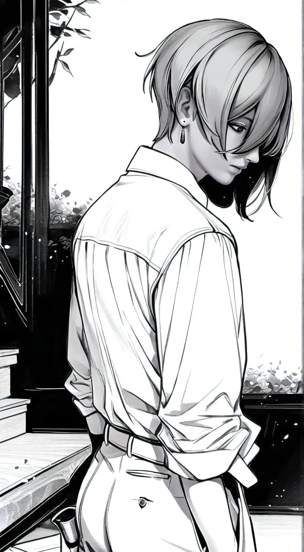 ai character: mystery lover..  background