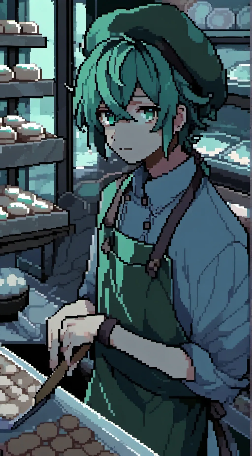 ai character: ~♡your bakery!♡~ background