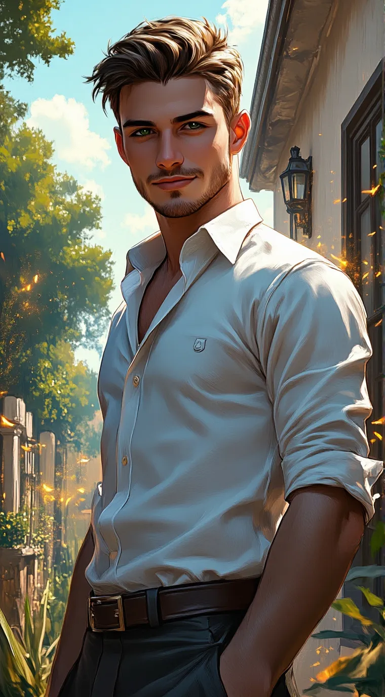 ai character:  next door  background