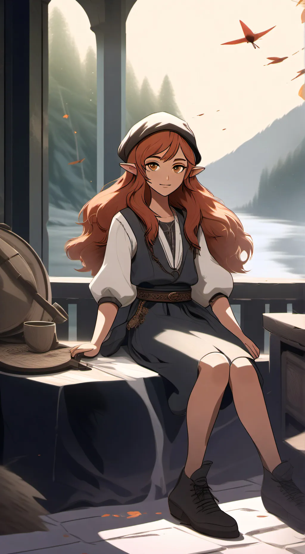 ai character: Lila background