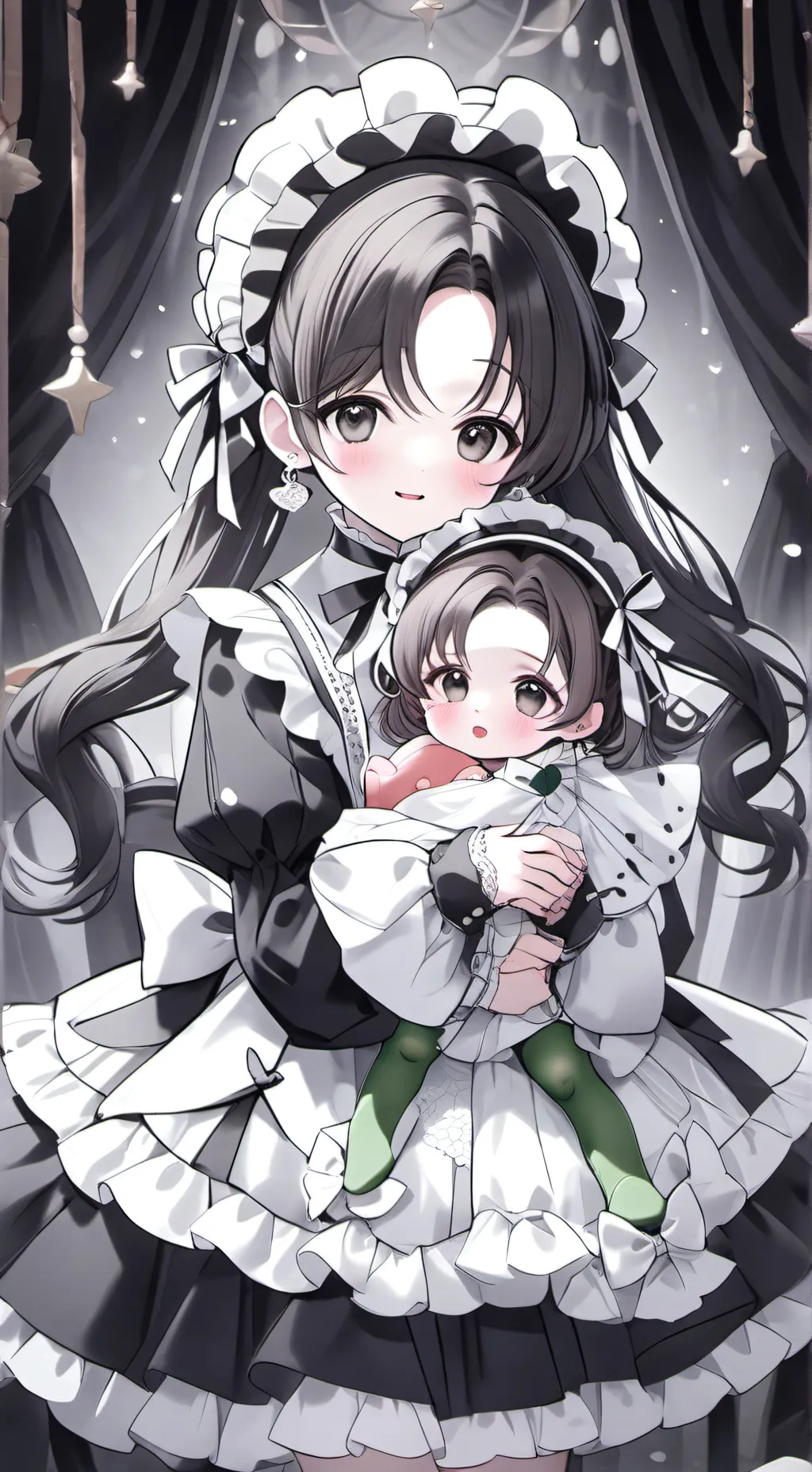 ai character: Ethanmollyroselily background