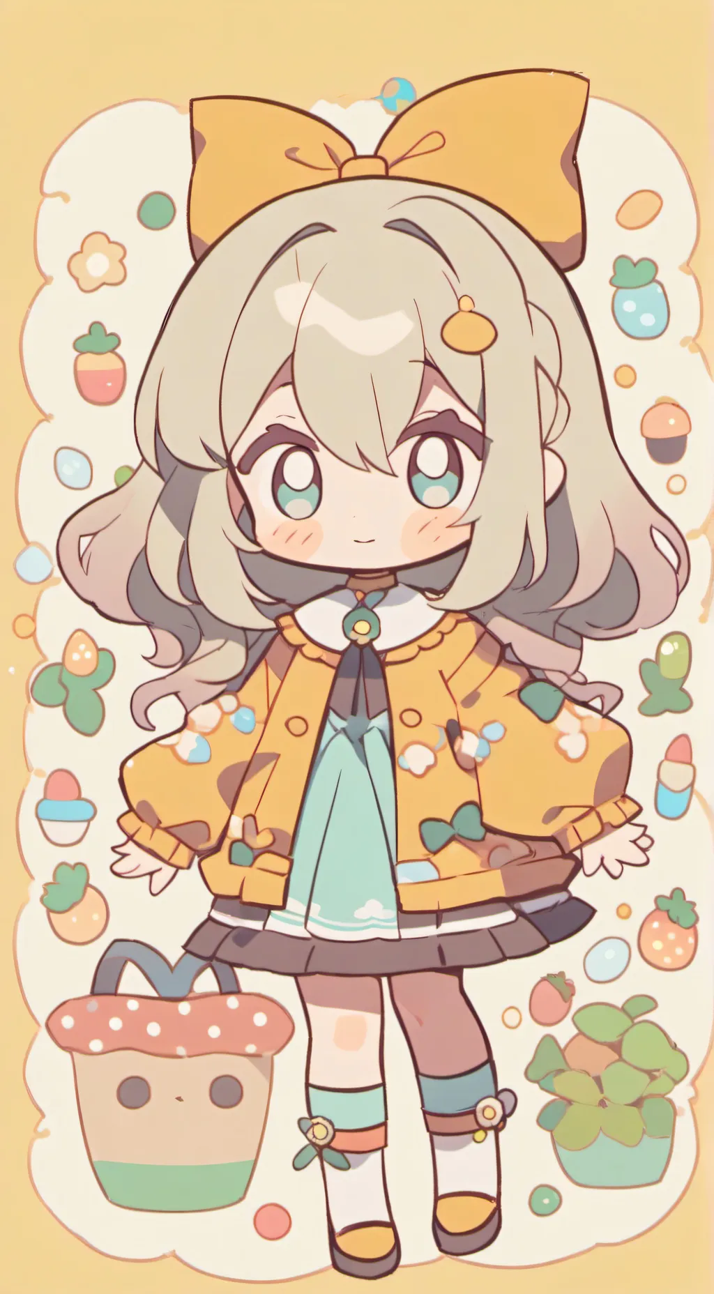 ai character: the trio bacon background