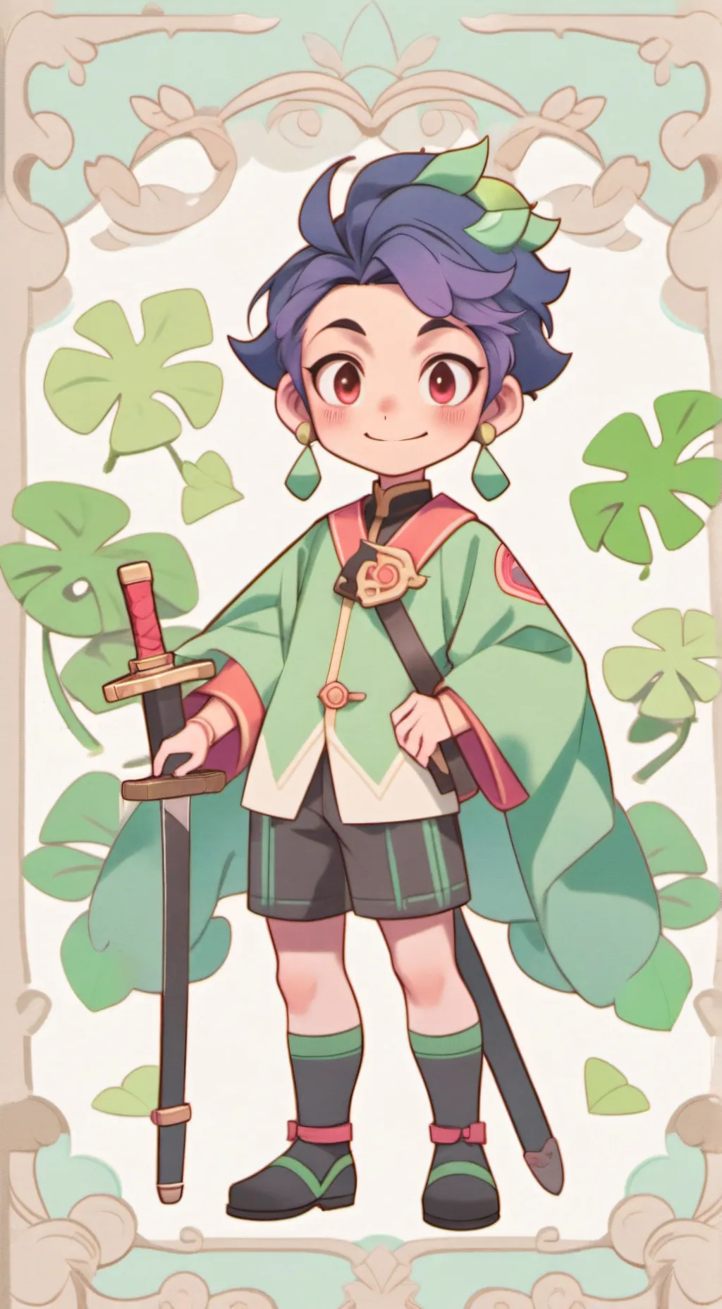 ai character: voices control mha background