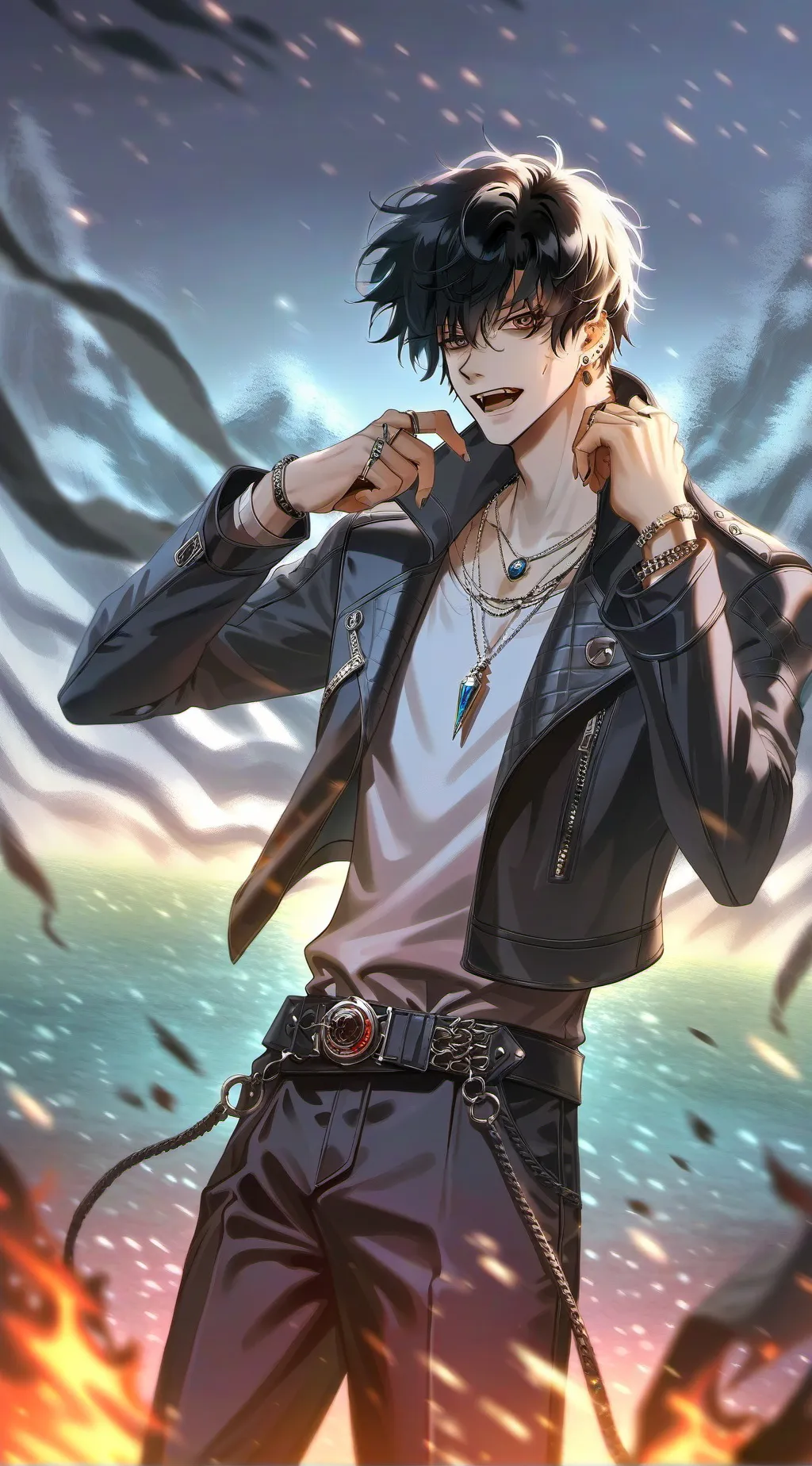 ai character: ♦︎♠︎Jaxon♠︎♦︎ background