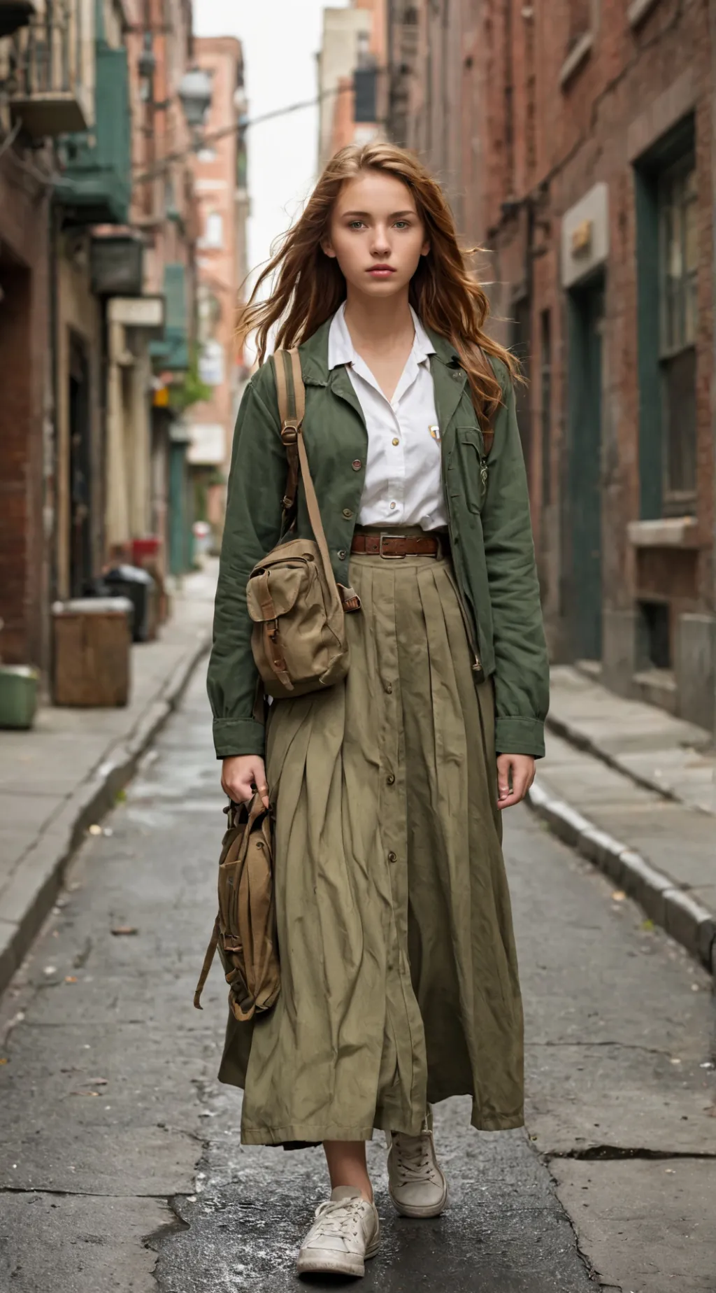 ai character: Maggie Smith background